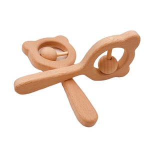 <span class=keywords><strong>Hochet</strong></span> en <span class=keywords><strong>bois</strong></span> de hêtre pour bébés, jouet pour enfant, <span class=keywords><strong>hochet</strong></span> à main, idée de cadeau, Offre Spéciale - Product Image 1