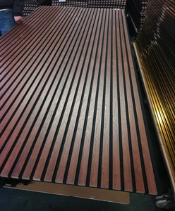 Bubos New Akupanel diffusione parete insonorizzazione lamelle pannelli acustici in fibra di legno - Product Image 2