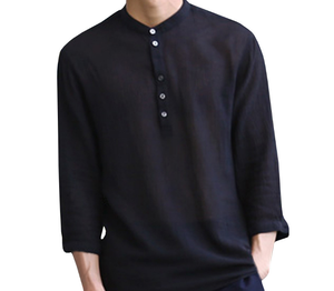 <span class=keywords><strong>Camicia</strong></span> causale in cotone a maniche lunghe a forma regolare da <span class=keywords><strong>uomo</strong></span> - Product Image 2