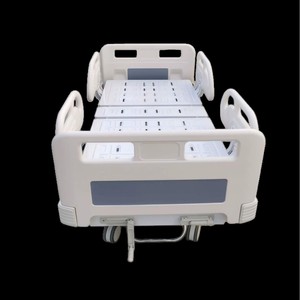 Multifunctional Medical Nursing Bed 142x77x96 Stainless Steel Double Crank Patient Bed Hospital Use - Product Image 1