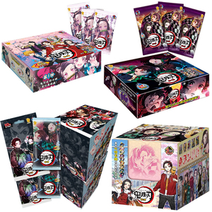 Anime Demon Slayer Collectable Playing/Trading Game Card Packs Kimetsu No Yaiba Rare Shiny Card Booster Box Children Toy Gifts