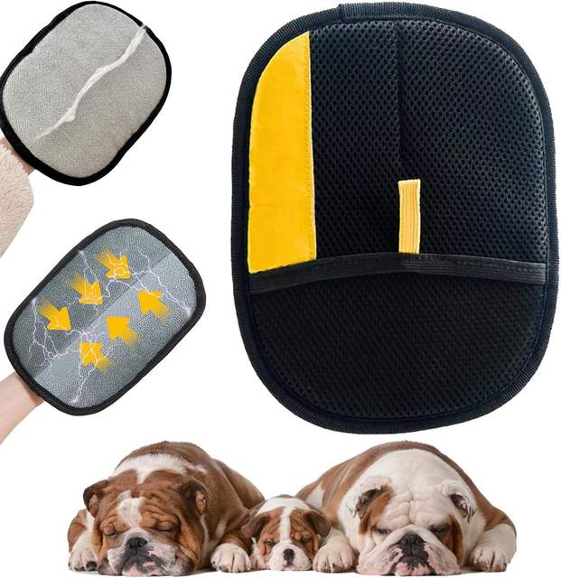 Pet Grooming Cat Hair Removal Glove for Clothes Bed Mat Sofa Pet Hair Remover Glove Pet Massage Cleaning Deshedding Glove