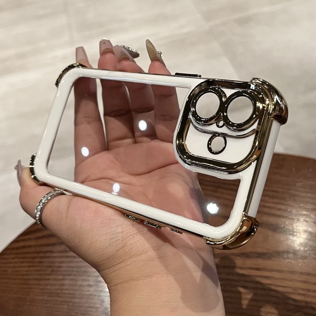 Luxury Electroplated Silicone Shockproof Rhinestone Design Mobile Phone Cases for 11-16 Pro Max