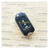 KeyDIY Télécommande universelle sans fil à rabat Type de clé de voiture 4 boutons NB10-3 + 1