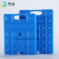 Brique de congélation en plastique de paquet de glace de refroidisseur de briques de glace de 800g pour le stockage froid de nourriture