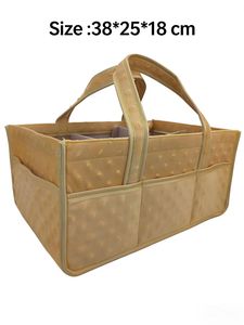 Prix d'usine, sac <span class=keywords><strong>de</strong></span> rangement pour couches <span class=keywords><strong>de</strong></span> bébé personnalisé, sac <span class=keywords><strong>de</strong></span> transport pour <span class=keywords><strong>la</strong></span> crèche, panier organisateur portable avec séparateur amovible - Product Image 2