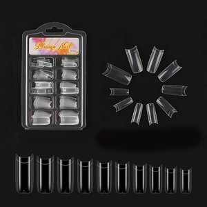 100 Pz/scatola Attrezzi di Arte Del Chiodo Francese Punte False Del Chiodo Falso Acrilico Francese Tips Salon False Nail Tips - Product Image 5