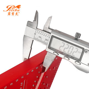 Outil de mesure et de traçage pour la <span class=keywords><strong>menuiserie</strong></span>, 2 en 1, en alliage d'aluminium de haute qualité, règle en <span class=keywords><strong>bois</strong></span>, règle triangulaire pour le travail du <span class=keywords><strong>bois</strong></span> - Product Image 3