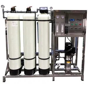 500LPH Auto Mineral Water Quartz Sand Activated Carbon Filter Tank Ro Reverse Osmosis Water Treatment System With Uv Light