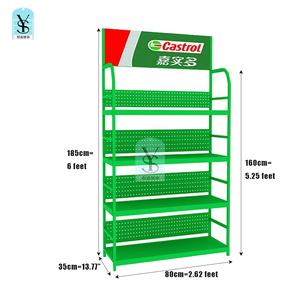 زيت محرك مخصص بالغاز لأرفف المتاجر السوبر ماركت 6 طبقات حامل عرض متجر الوجبات الخفيفة - Product Image 2