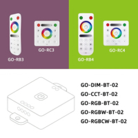 Controlador inteligente LED de un solo color, atenuador, ajuste de velocidad, Control remoto, funciones de sincronización, modo de música, controlador inteligente