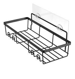 Giá để đồ hình chữ nhật màu đen bằng thép không gỉ cho phòng tắm - Product Image 1