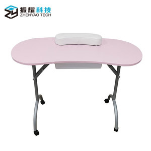 Carrito plegable para manicura de uñas, mesa de viaje, MT-005 - Product Image 3