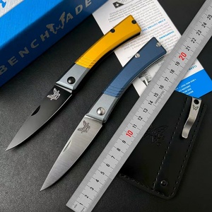 Couteau de poche pliant BM 315 Successor personnalisable de qualité OEM pour le camping, lame en aluminium de marque HK, acier inoxydable D2 ultra-affûté - Product Image 1