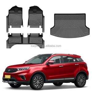 อุปกรณ์ตกแต่งรถยนต์รุ่นใหม่ กันน้ำ กันลื่น พรมปูพื้นแบบลึก พรมปูพื้นรถยนต์สั่งทำพิเศษ สำหรับ FORD TERRITORY 2019 - Product Image 1