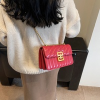 Sacs à main de créateurs tendance 2026 en cuir PU, pochette élégante, sac bandoulière à chaîne, petit sac à rabat, sacs à main de créateurs pour femmes