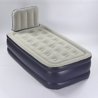 Matelas pneumatique intelligent avec pompe intégrée - Lit gonflable double de luxe pour la maison, les voyages et le camping - Lit gonflable haut de gamme pour