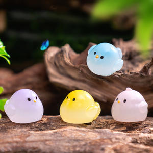 Miniatures <span class=keywords><strong>de</strong></span> poussins, décoration <span class=keywords><strong>de</strong></span> paysage en mousse, bricolage, boîte à surprises, accessoires pour porte-clés, mini figurines d'animaux en résine, ornements d'oiseaux - Product Image 3