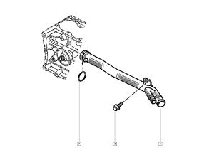 Tuyau d'eau <span class=keywords><strong>Intercooler</strong></span> New Condition pour Renault CLIO KANGOO <span class=keywords><strong>Dacia</strong></span> LOGAN SANDERO 7700869985 6001 543 538 6001543538 - Product Image 5