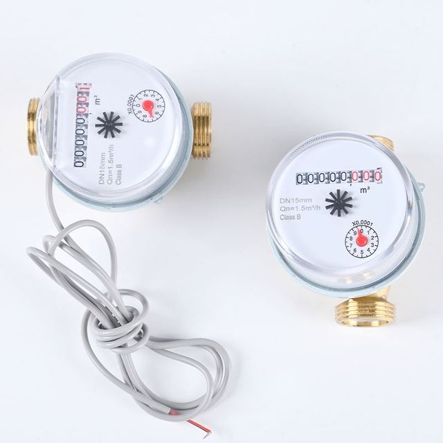 AMR Photoelectric Remote Prepaid Water Meter DN15 IP68 OEM Smart Remote Reading Multi-Jet