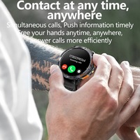 Reloj Inteligente GPS para Senderismo K67A, Pantalla HD de 1.43'', Batería de 530 mAh, Resistente al Agua IP68, Linterna LED, Presión Barométrica, Altímetro, Brújula
