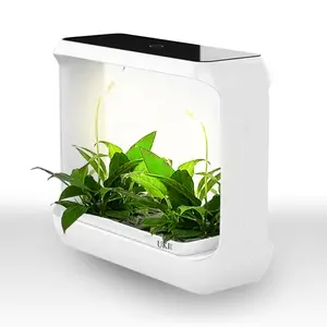 Ukiok Garten töpfe Pflanz gefäße Hydro ponics Indoor Smart Garden mit Tisch lampen funktion