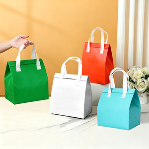 Sac isotherme en non-tissé imperméable et biodégradable avec feuille d'aluminium pour supermarchés et emballages de restauration quotidienne (vente en gros) - Product Image 1