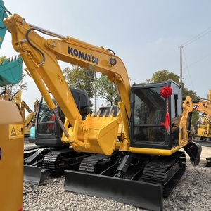 Mini 7 tonnes utilisé KOMATSUU PC50MR Pc55mr PC60-7 pelle rétrocaveuse hydraulique sur chenilles japon composants de moteur d'origine - Product Image 3