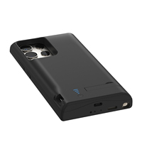 Meilleures ventes S25 Ultra Étui de téléphone portable de secours avec chargeur sans fil, batterie externe souple en TPU pour Samsung S24 S23