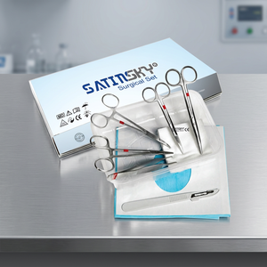 Juego de Instrumentos Quirúrgicos Profesionales, Herramientas Quirúrgicas Manuales de Acero Inoxidable, Certificación CE, con Kit Personalizable y Estuche de Almacenamiento - Product Image 3