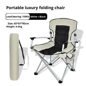Vente en gros <span class=keywords><strong>de</strong></span> chaises <span class=keywords><strong>de</strong></span> camping pour pique-nique et pelouse chaise pliante portable pliable pour la plage et la pêche en plein air avec accoudoirs et <span class=keywords><strong>poche</strong></span> latérale - Product Image 6