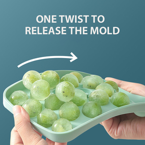 Productos de moda más vendidos, novedades 2025: moldes delgados y redondos para hielo, herramientas para helados, bandejas de silicona para cubitos de hielo para congelador. - Product Image 3