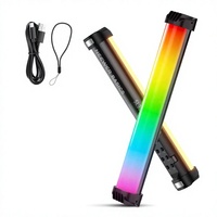 SL30 Baguette lumineuse portable magnétique RGB rechargeable, bâton lumineux vidéo RGBW avec mode musique pour l'éclairage photographique