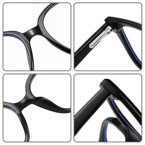 Montures de lunettes papillon TR87214, monture complète, protection anti-lumière bleue, pour femmes, branches en acétate, matériau TR90, coloris tendance - Product Image 5