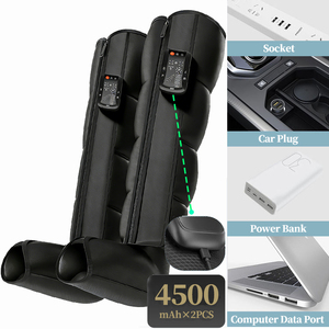 Professional Home Foot Calf Massager Full Leg Recovery Air Compression <strong>Boots</strong> with <strong>Heat</strong> and Wireless Remote Control - Product Image 6