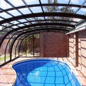 Cubierta retráctil telescópica <span class=keywords><strong>para</strong></span> piscina de invernadero, techo móvil <span class=keywords><strong>para</strong></span> piscina - Product Image 6