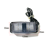 Feux de calandre avant à LED blanc ambre 24V, double brûleur, lampe de balise rétro pour Scania Benz Volvo Man Truck Lorry