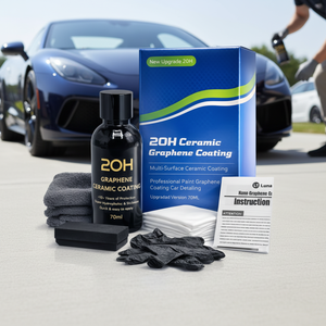 Kit de Revestimiento Cerámico de Grafeno 20H, 70 ml, Protección de Pintura de Más de 10 Años, Acabado de Alto Brillo, Revestimiento Nano Repelente al Agua para Autos - Product Image 3