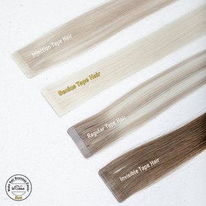 Extensiones de Cabello Virgen con Cinta Adhesiva Genius de Doble Trama para Salón, 100% Cabello Humano Remy con Cutícula Intacta - Product Image 1