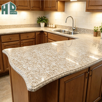 Plan de travail de cuisine en granit G687 naturel poli sur mesure HD STONE pour table à manger et plans de travail de cuisine