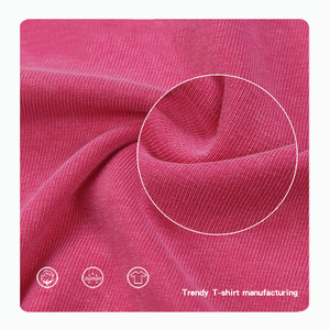 T-shirt court oversize 100 % coton vierge de haute qualité pour femme, motif imprimé vieilli, délavé à l'acide, idéal pour l'été - Product Image 3