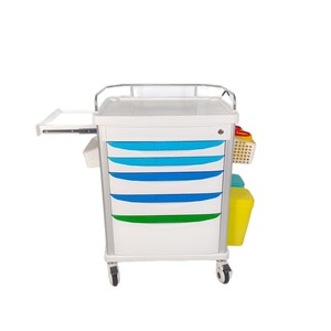 Chariot médical de traitement ABS 750x480x930mm avec tiroirs et roulettes pour usage hospitalier - Product Image 5