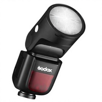 Flash Godox V1 Pro TTL HSS à tête ronde, temps de recyclage rapide, lampe de modélisation LED intégrée, compatible avec Sony et Canon