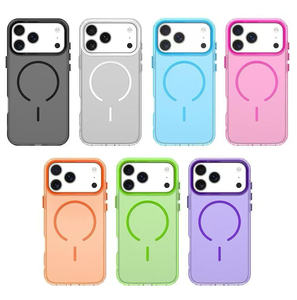 Funda Magnética para Teléfono Color Caramelo para <span class=keywords><strong>iPhone</strong></span> 17 Pro Max, Funda de Teléfono Mate Translúcida de Lujo para <span class=keywords><strong>iPhone</strong></span> <span class=keywords><strong>11</strong></span> - Product Image 1