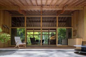 Cabine <span class=keywords><strong>forestière</strong></span> japonaise contemporaine, naturelle et chaleureuse, adaptée à la retraite de guérison, artistique - Product Image 4