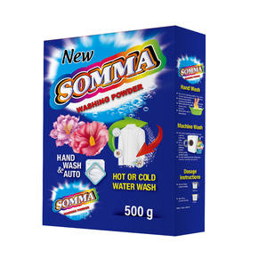 Lessive en poudre concentrée écologique de haute qualité, 250g 500g, formule florale, élimination des taches, vente en gros - Product Image 6