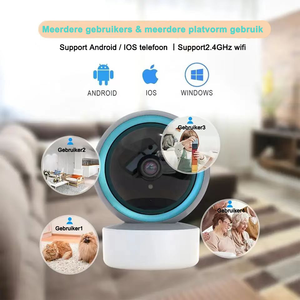 Camera an ninh wifi trong nhà 3MP với tầm nhìn ban đêm, âm thanh 2 chiều, phát hiện chuyển động cho gia đình/văn phòng, lưu trữ đám mây & SD - Product Image 5