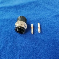 Connecteur électrique 2P, bornes à visser mâle/femelle pour raccordements de câbles d'alimentation CC, contact en cuivre