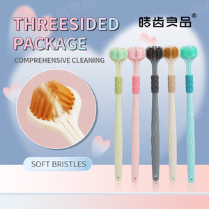 Ready to Ship Multiple Packs Adult Toothbrush Slim Wide Head Soft Bristle Monthly Disposable Toothbrush for Home Oral Care