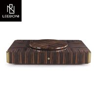 Salon moderne simple sur mesure Table basse en marbre rectangle de luxe pour maison de luxe